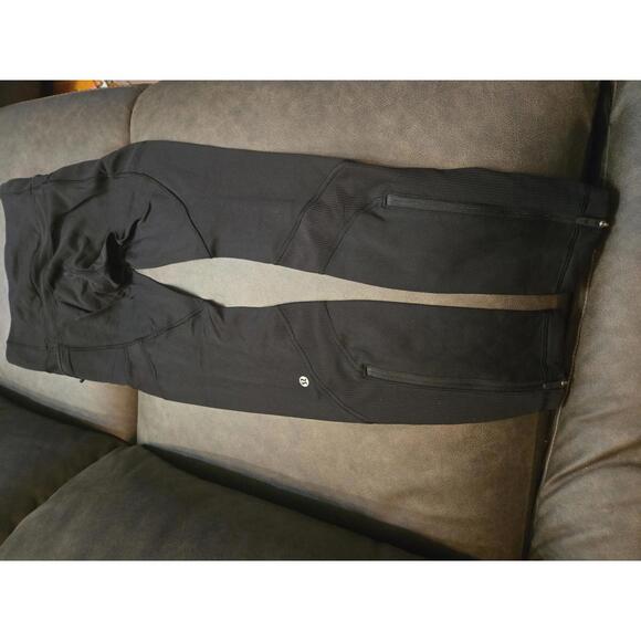 Lululemon Black Women's Leggings Size 4 - Picture 5 of 5